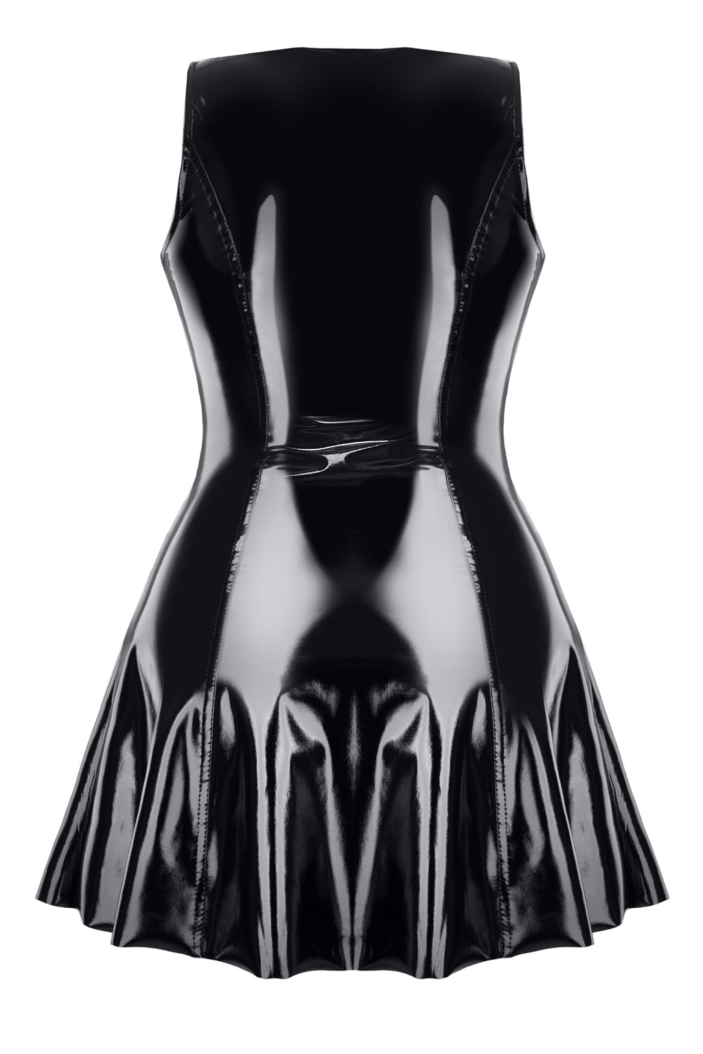 schwarzes PVC Miniklied TDPerlita001 - 2XL-1