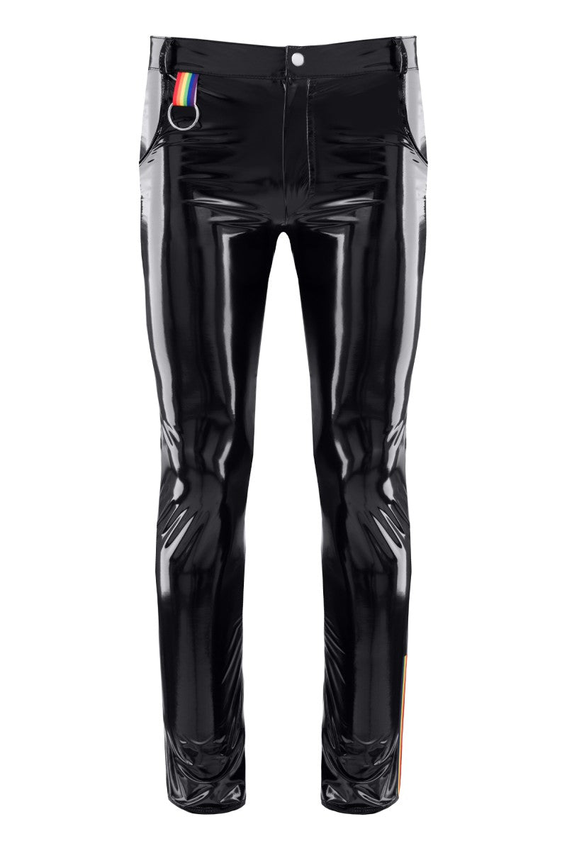 Herren PVC Hose RMValerioRBW schwarz - 2XL-0